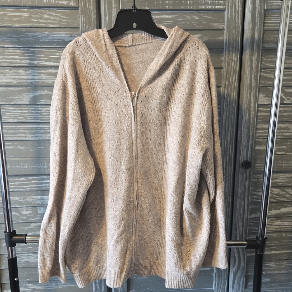BloomChic Tan Knit Sweater